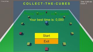 Collect the cubes - Screenshot 1