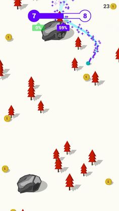 Chilly Slopes! Classic Arcade - Screenshot 2