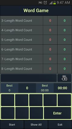 Word Making Game - Board Game - Screenshot 1