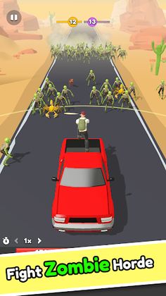 Zombie Road: Rage Truck Idle - Screenshot 1