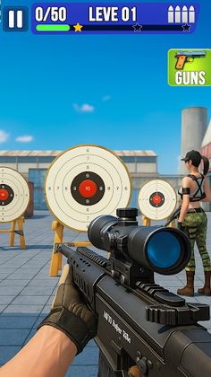 Real Target Gun Shooter Games - Screenshot 1