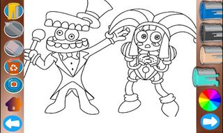 Digital Circus : Coloring Game - Screenshot 2