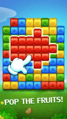 Happy Fruits Bomb - Cube Blast - Screenshot 1