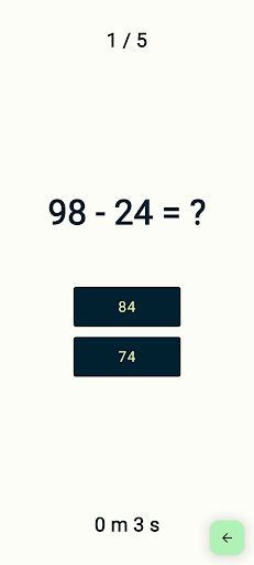 Super Calc : Mental Arithmetic - Screenshot 2