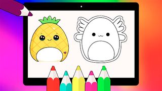 squishmallow coloring book - Screenshot 1