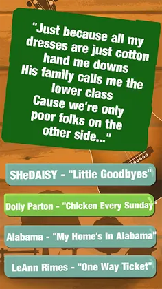 Guess The Lyrics Country Music - Screenshot 4