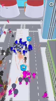 Crowd War: io survival games - Screenshot 3