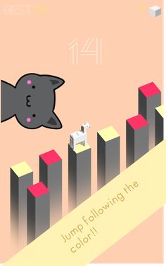 Unicorn Kawaii Jump - Screenshot 1