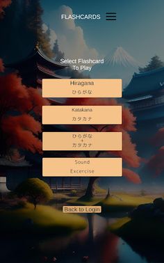 Hiragana Katakana - Flashcards - Screenshot 1