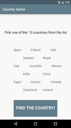 Country Game - Screenshot 2