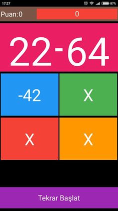 Hızlı Matematik,Dört İşlem Çar - Screenshot 4
