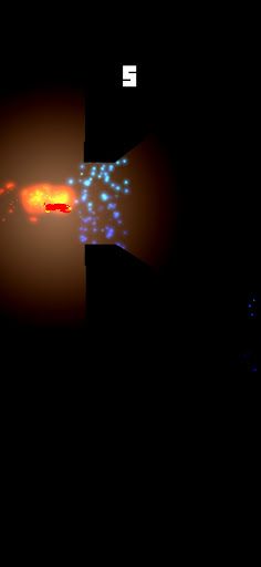 Flappy Phoenix : Dark universe - Screenshot 2