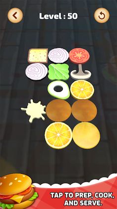 Serve Burger Puzzle Food Game - Screenshot 3