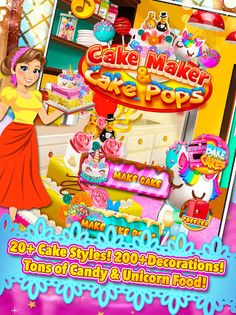 Cake Maker & Candy Pops Cook - Screenshot 1