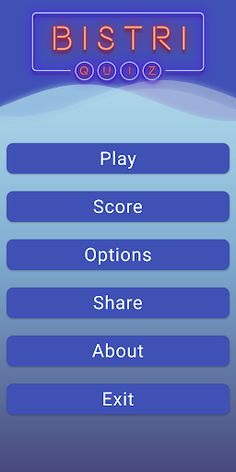 Trivia questions - Bistri Quiz - Screenshot 1