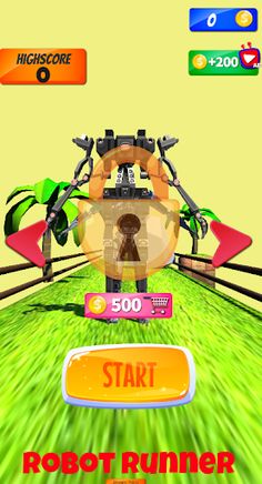 Robot Game Endless Runner - Screenshot 4