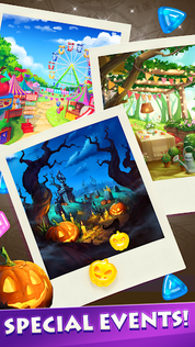 Gummy Drop! Match 3 & Travel - Screenshot 4