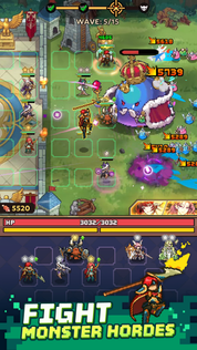 Pixel Defenders: Merge TD Game - Screenshot 2