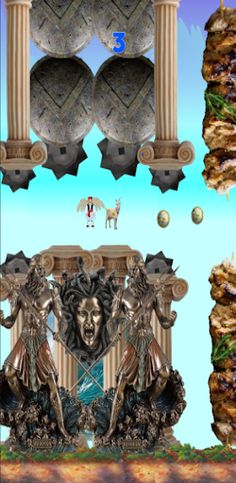 Flappy Greek - Screenshot 1