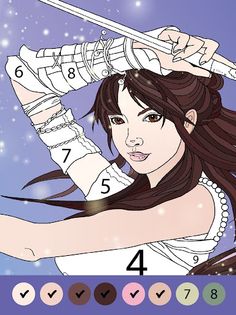 Fantasy Coloring by Numbers - Screenshot 4