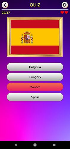Europe Flags and Maps Quiz - Screenshot 2