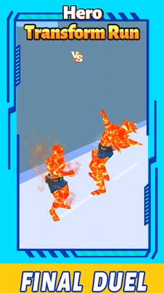 Hero Transform Run - Screenshot 1