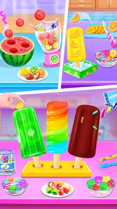 Unicorn Ice cream Pop game - Screenshot 2