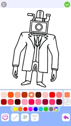 Titan Cameraman Skibd Coloring - Screenshot 4