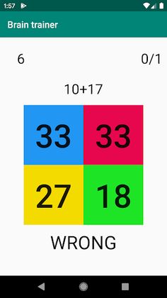 Brain trainer - Screenshot 2