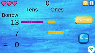 Subtraction with Borrowing(Pla - Screenshot 2
