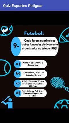 Quiz Esportes Potiguar - Screenshot 2
