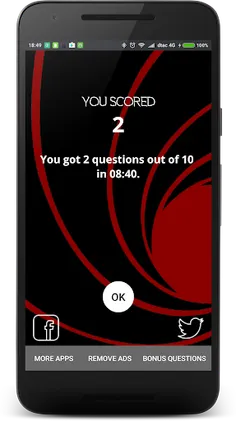 EMBRO's Bond Quiz - Screenshot 4