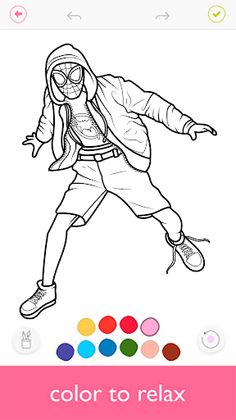 Miles Morales Coloring Book - Screenshot 4