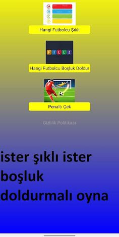 Hangi Futbolcu ? - Fenerbahçe - Screenshot 1