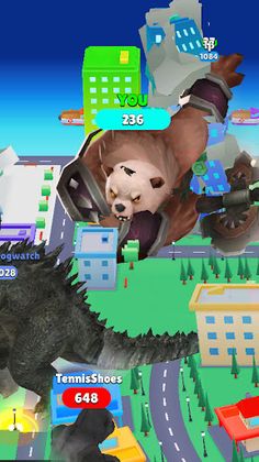 Crazy Kaiju 3D - Screenshot 1