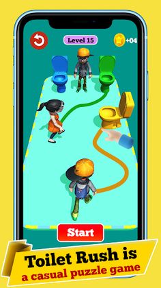 Toilet Race Rush Draw Puzzle - Screenshot 2