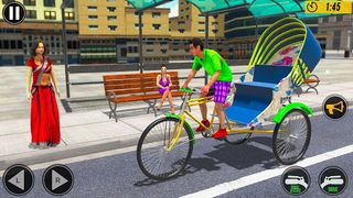 Bicycle Rickshaw Driving Games - Screenshot 3