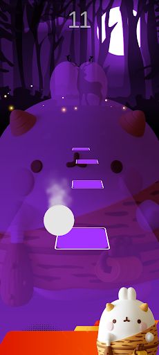 Funny Molang Tile Hop - Screenshot 3