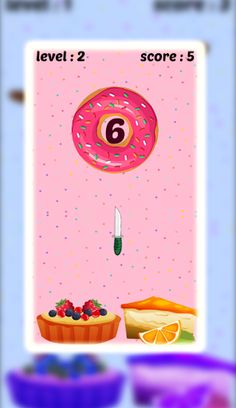 Donut Knife Fast Up - Screenshot 1