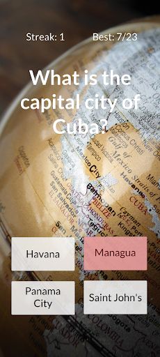 Geography Quiz - Screenshot 3