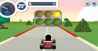 Stickman Go-Kart Retro Madness - Screenshot 1