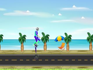 Giraffe Unicycle - On The Road - Screenshot 2
