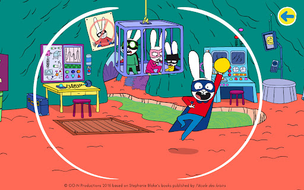 Simon Super Rabbit Vs Pr. Wolf - Screenshot 1