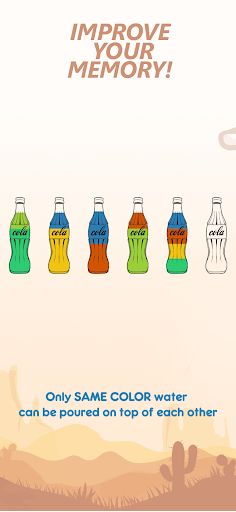 water sort puzzle - cola sort - Screenshot 1