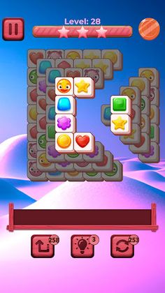 Маджонг три в ряд головоломки - Screenshot 4