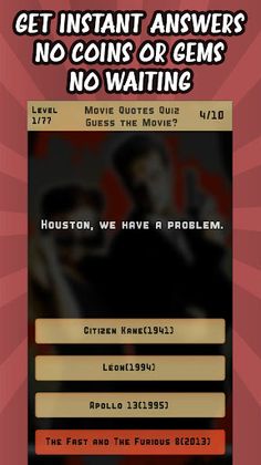 Movie Quotes Trivia Quiz - Screenshot 3