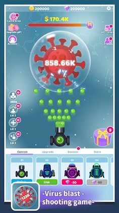 Virus Blast - Shooting Game - Screenshot 1