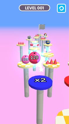 Bounce Ball 2048 - Screenshot 2