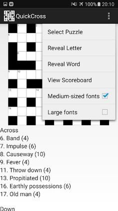 QuickCross Quick Crosswords - Screenshot 3