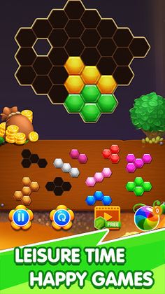 Lucky Hexa Puzzle Block Money - Screenshot 2